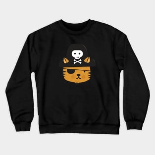 Pirate Cat (Jumpy Icon Series) Crewneck Sweatshirt